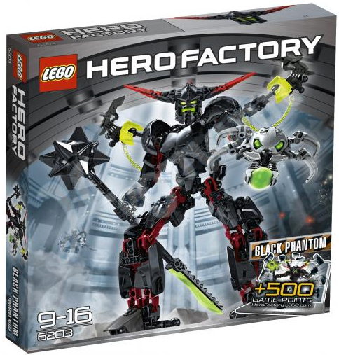 Hero Factory 6203 Black Phantom box